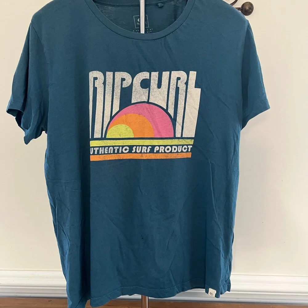 Rip Curl Blue Graphic Tee - Picture 1 of 3